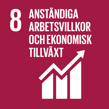 Mål 8: Anständiga arbetsvillkor och ekonomisk tillväxt