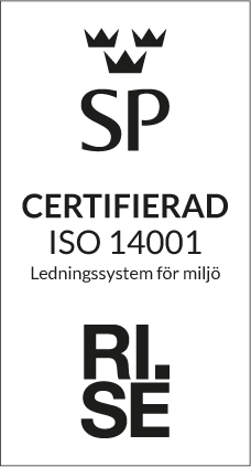 RISE-certifierad ISO 14001 — ledningssystem för miljö